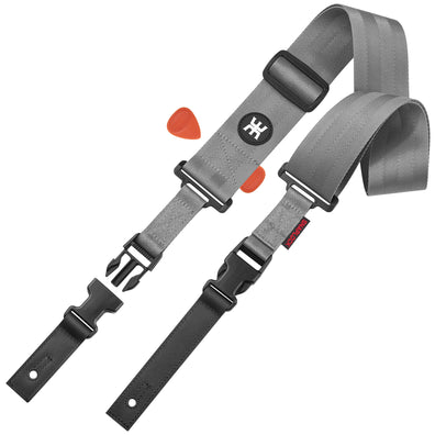 AMUMU SNAPLOCK Gunsmoke Gray Guitar Strap ā Quick-Release, Heavy-Duty & Ultra Comfortable